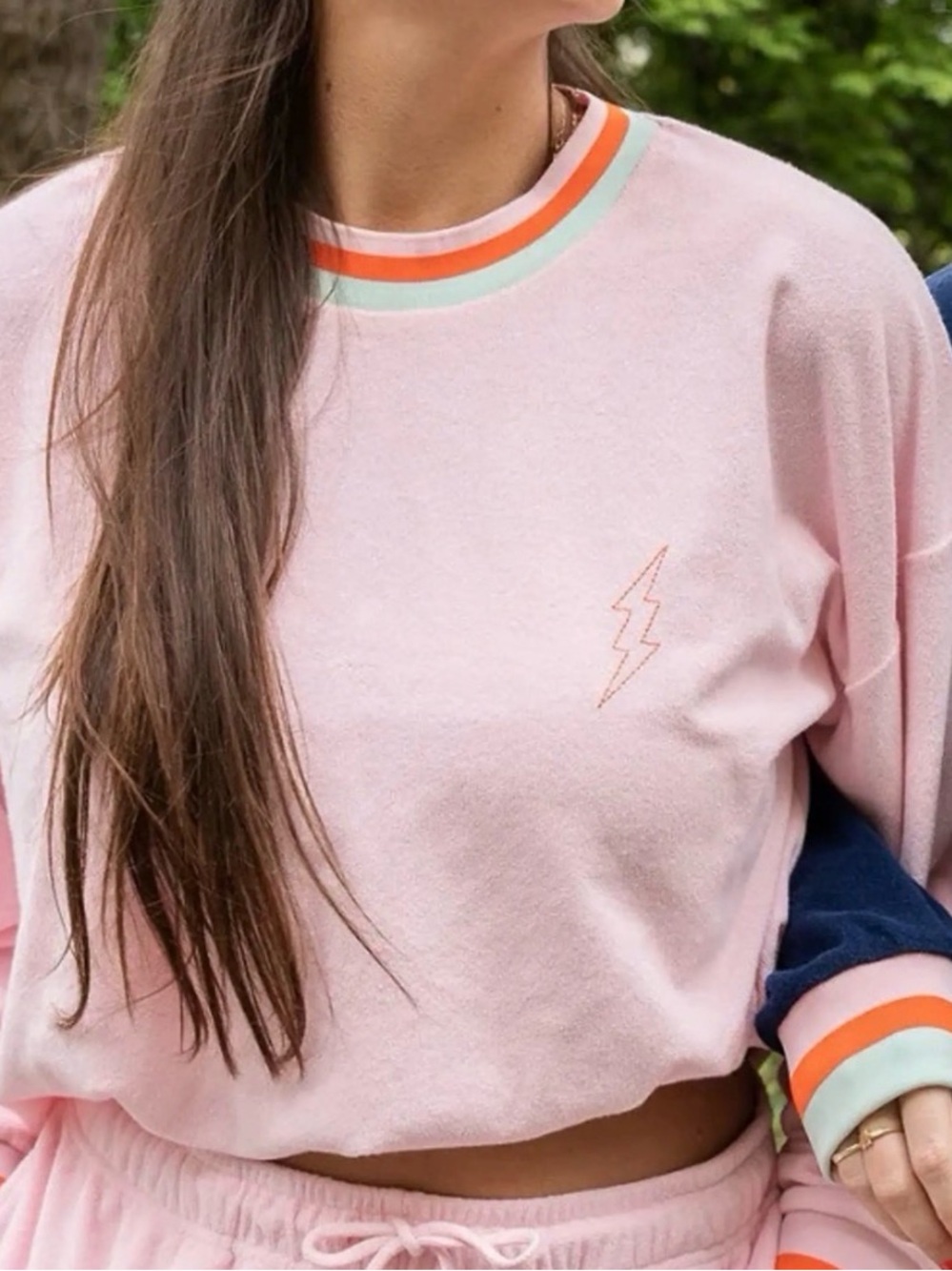 STARFIT- TESSA Pink Crewneck Sweater